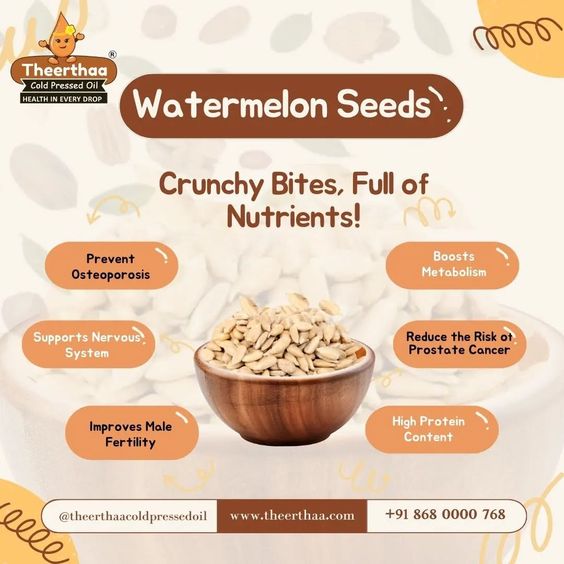 Premium Watermelon Seeds (Magaj) – Fresh, Crunchy & Protein-Rich Healthy Seeds 500g
