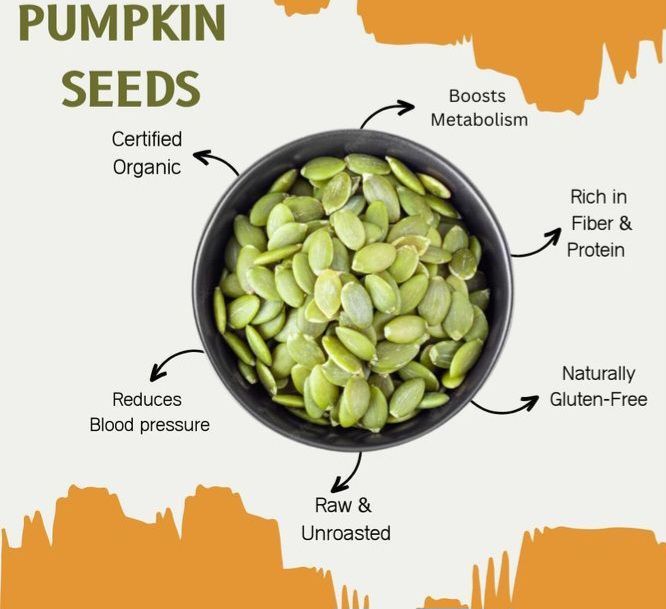 Premium Pumpkin Seeds – Fresh, Crunchy & Protein-Rich Healthy Seeds 500g
