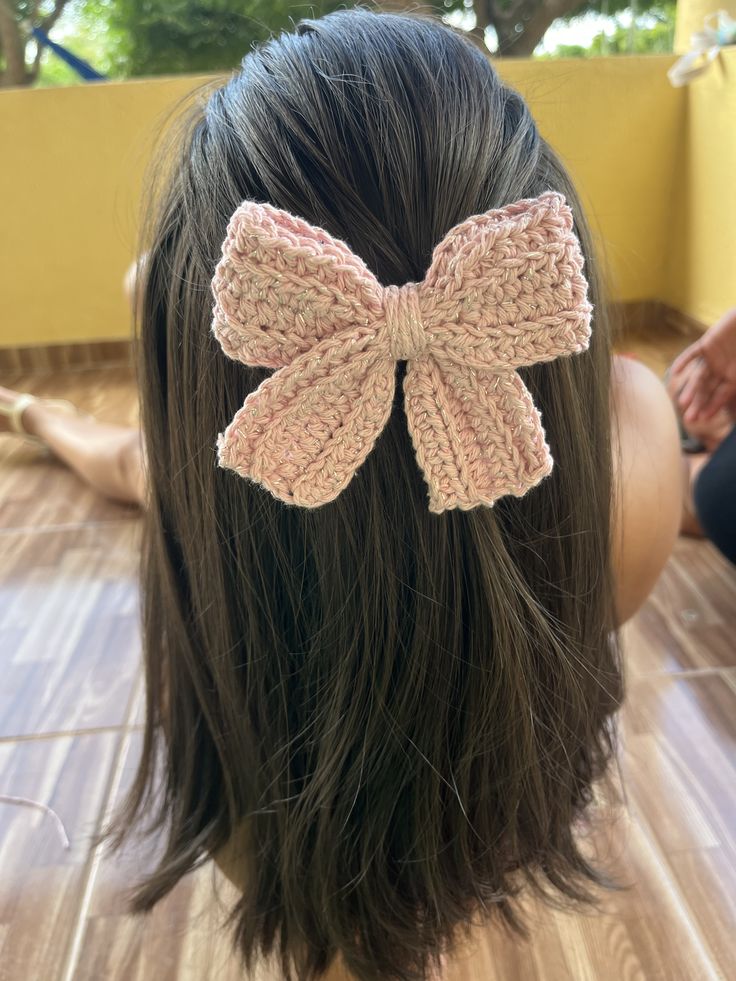 Wool Bow Hair Clip (Pack of 2)