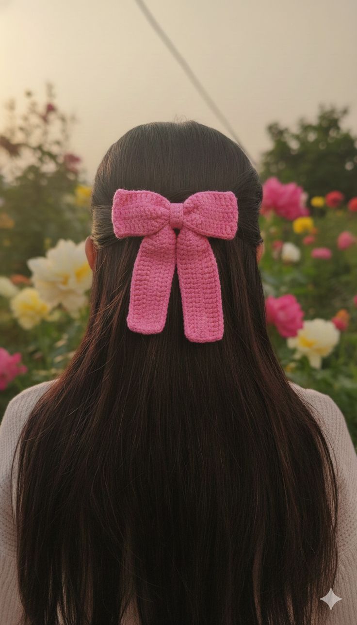 Wool Bow Hair Clip (Pack of 2)