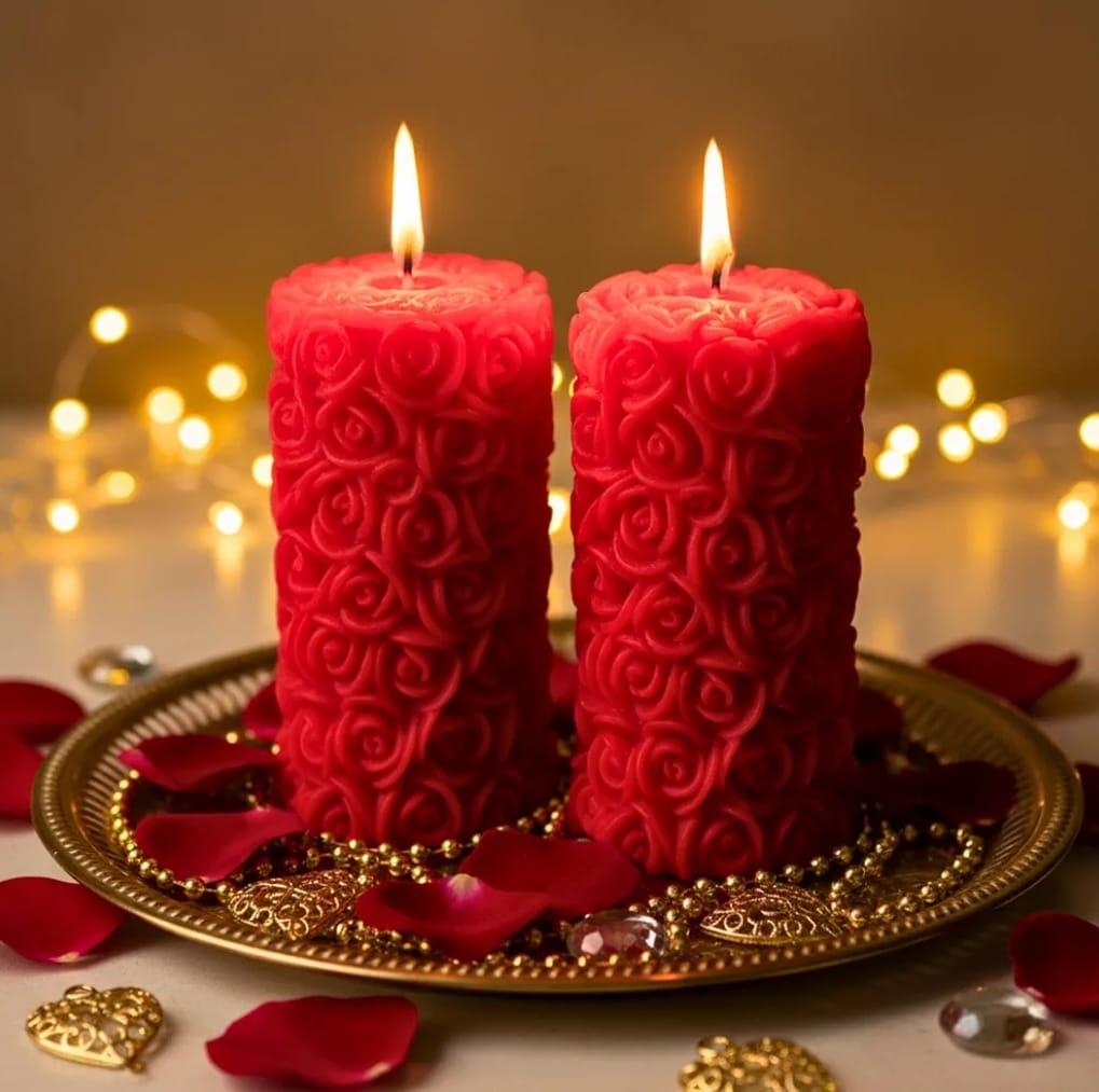 Scented Candels For Home Decor (Set of 2)